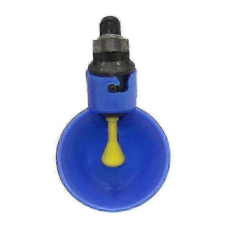 Automatic Quail Drinker Chicken Waterer Bowl With Yellow Nipple Farm poultry drinking water system