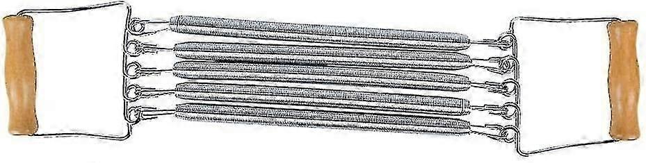 チェストエキスパンダー、5スプリングチェストエキスパンダープルエクササイザーフィットネス筋力エクササイザーリムーバブルスポーツアームチェストエキスパンダー