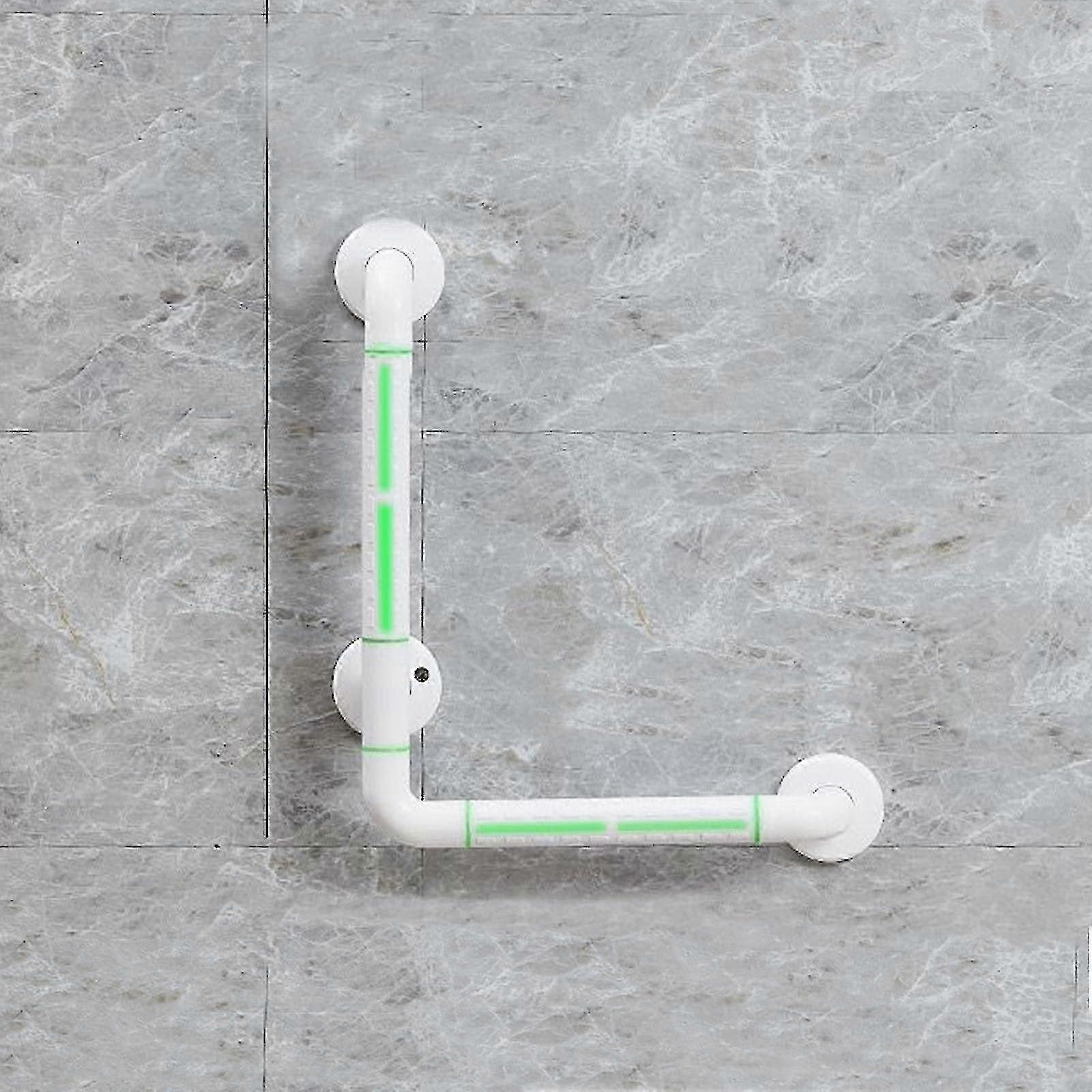 LShaped Grab Bars for Bathroom, White 30cm*30cm