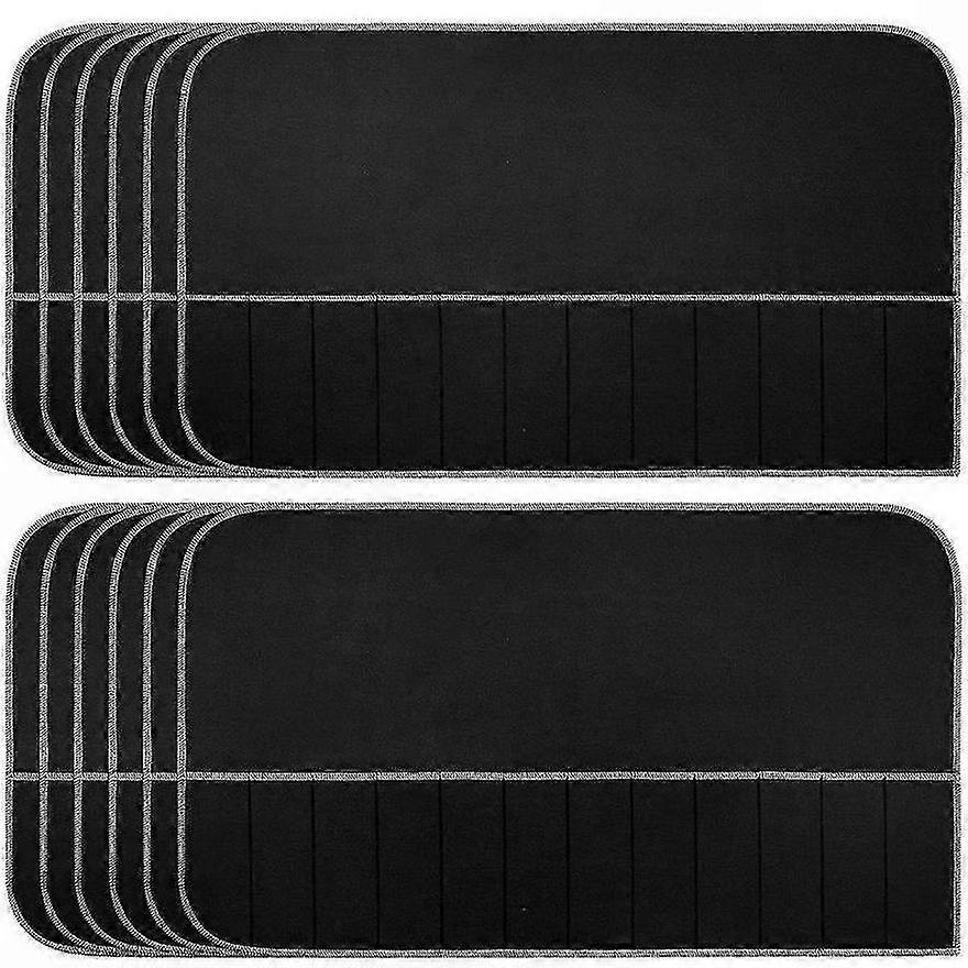 Silver Storage Bags Anti-Tarnish Felt Flatware Organizer Cloth Protector 12 Pack