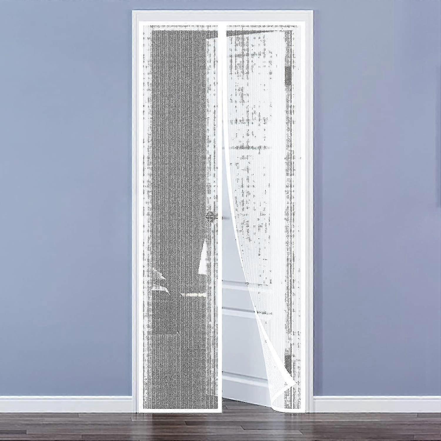 Fly-proof Screen Door, Automatically Closes, No Need To Drill High Quality