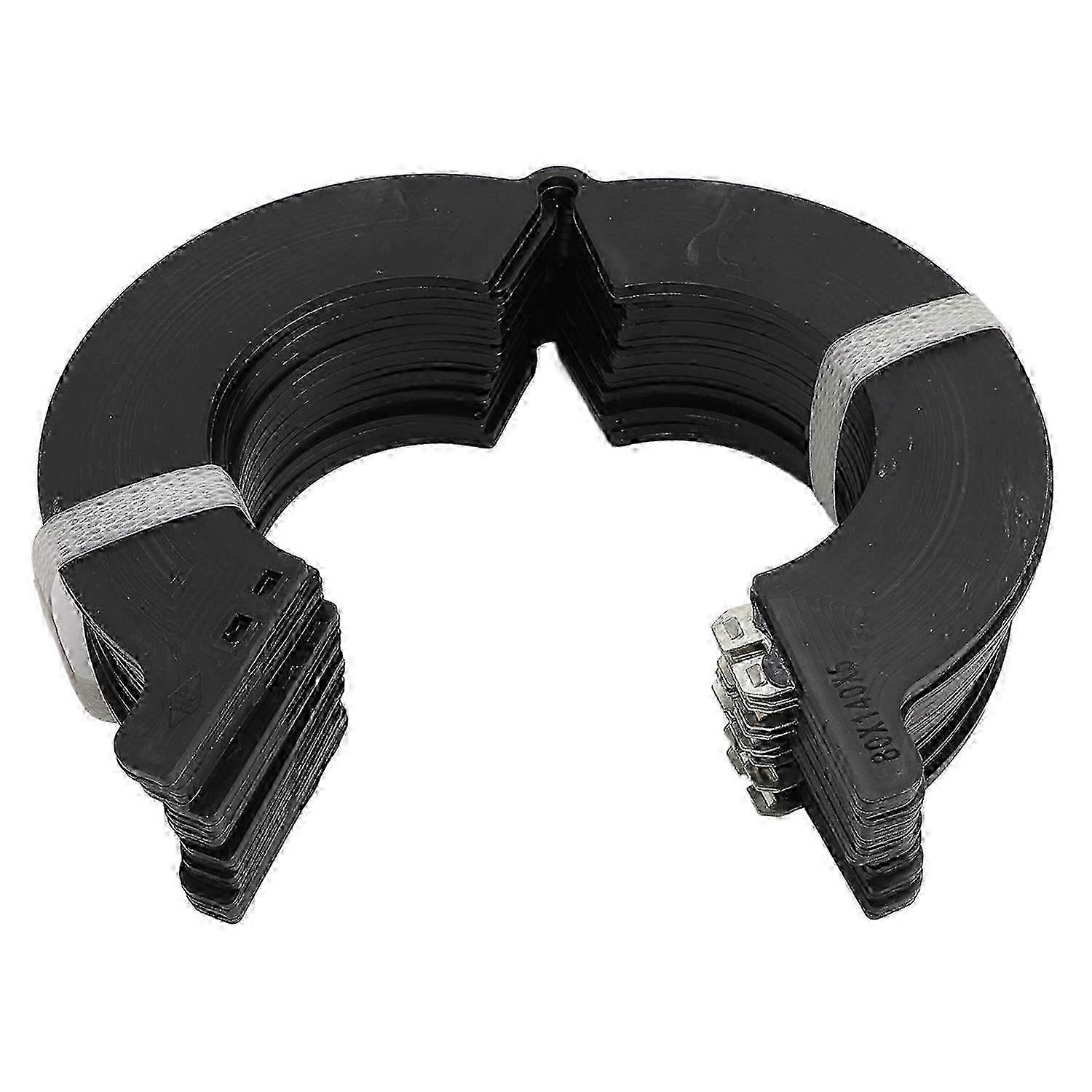 10Pcs 80mm Bucket Pin Shim Kit Increase Greasing Intervals Dust Proof Engineering Plastic Replacemen