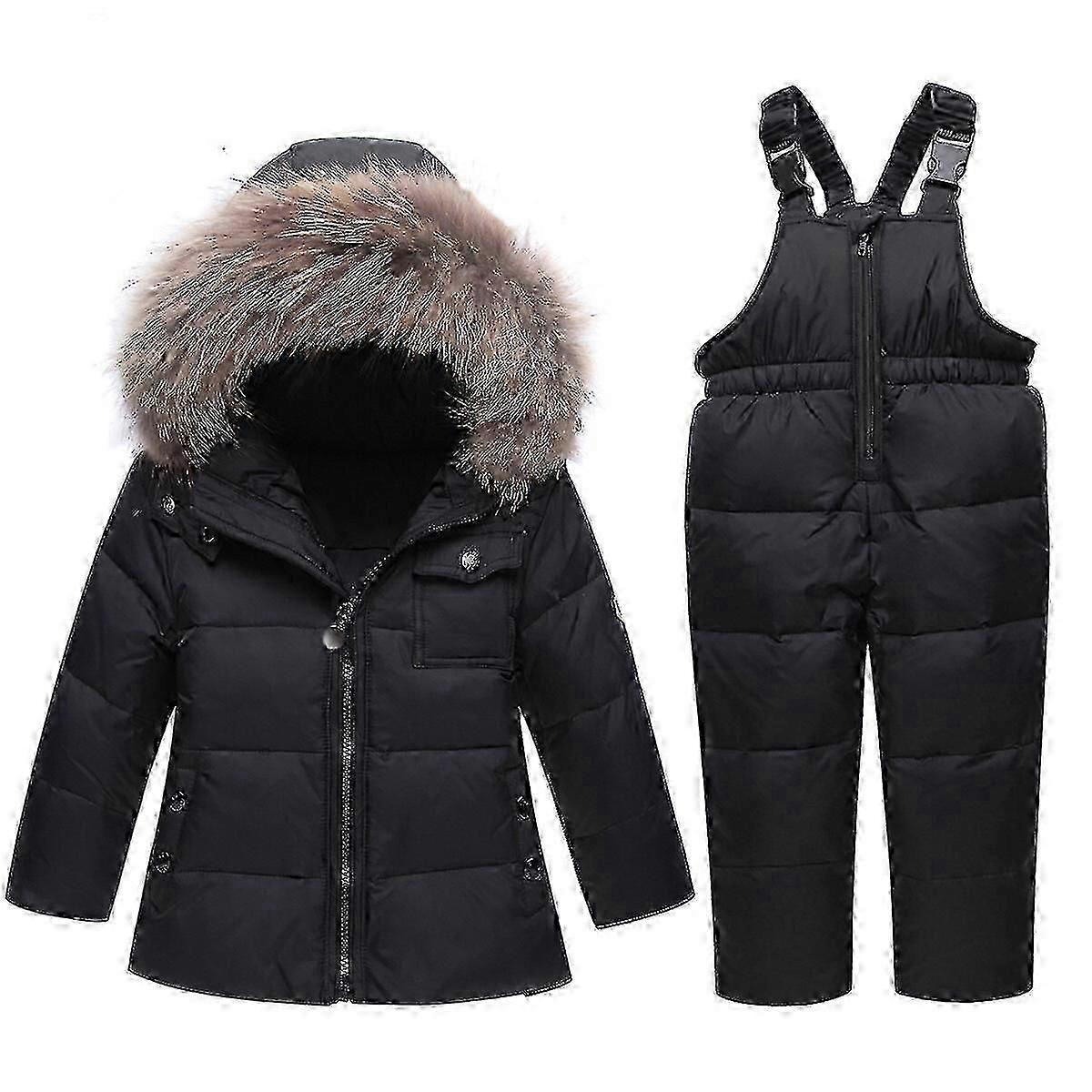 Vinter Snødress, Barn Vinter Hooded Duck dunjakke Snowsuit/YY