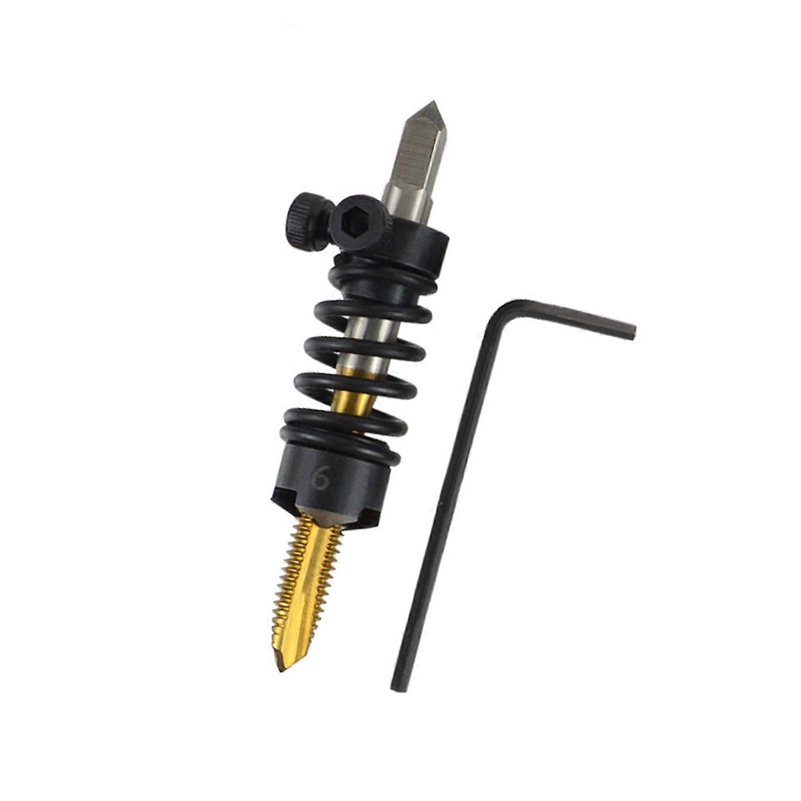 Versatilitys Tap Edges Finishing Tool Kit Deburring Tap Chamfer Compatible for Standard Drill Chucks For Secure Handling Multicolor