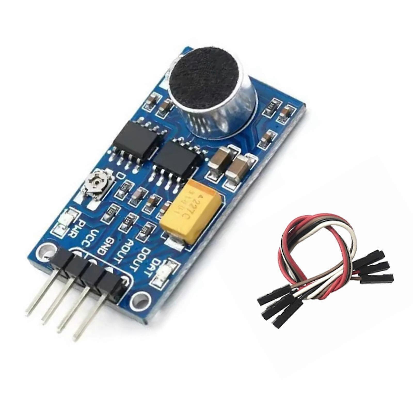 High Gains Sound Amplifiers Module With LED Feedback For Precise Sound Signal Monitoring And Analysis Multicolor