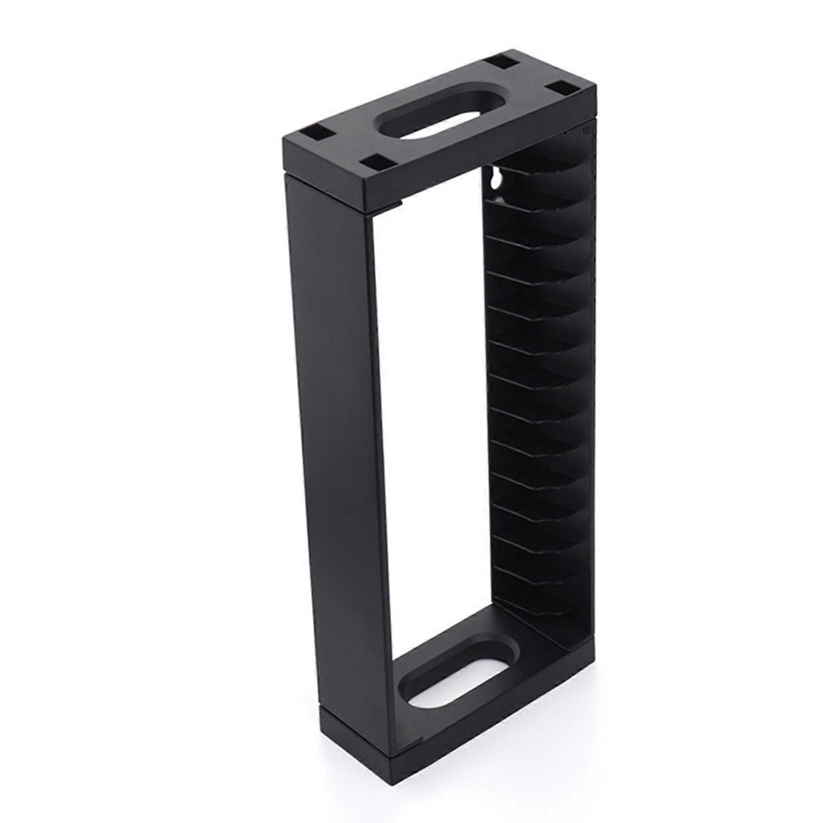 Vertical Wall Storage Organizers For Game Card Game Disc Single Layer Modular Expandable ABS Wall Mounted Rack Multicolor