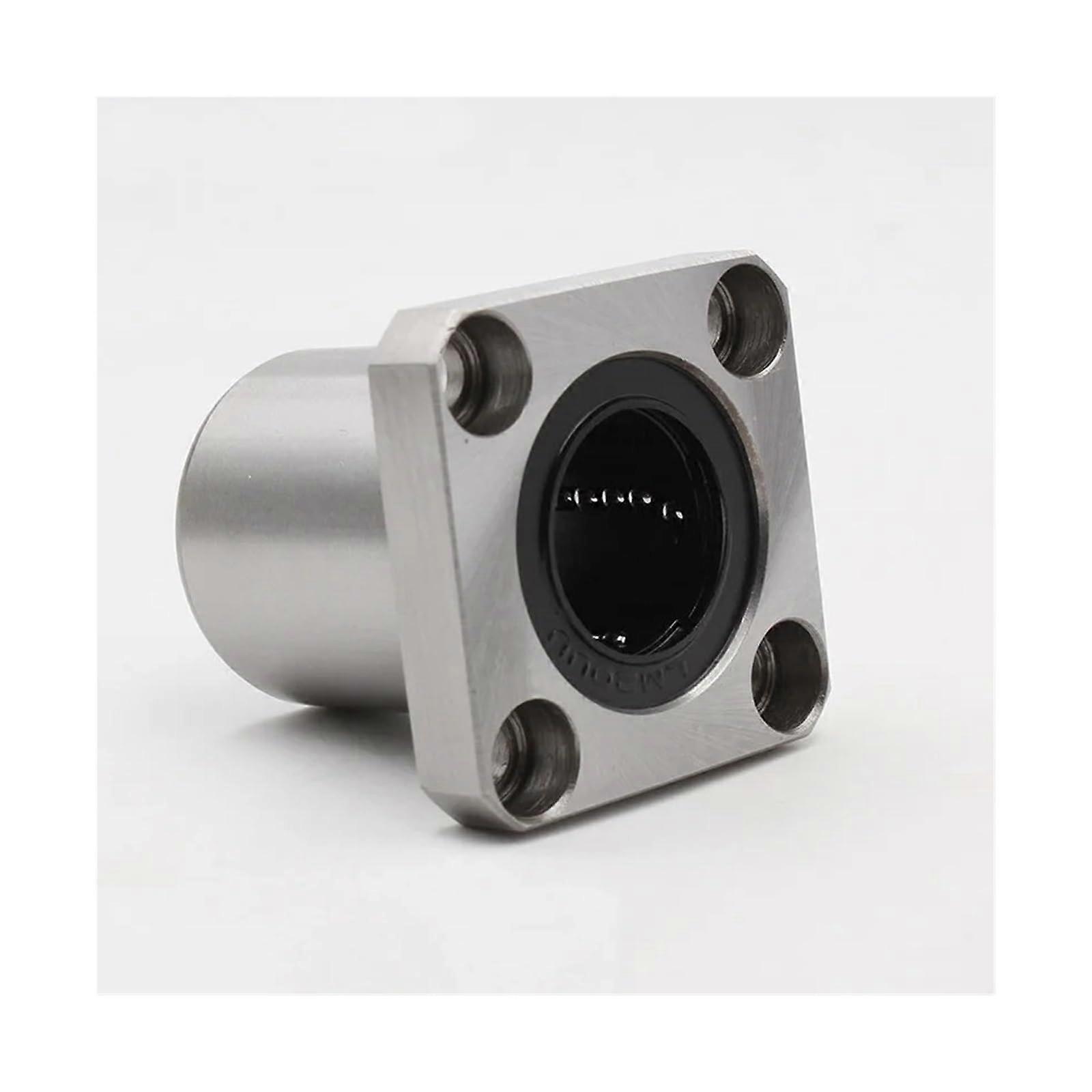 2 Pack Square Flange Linear Ball Bearings for CNC Router and 3D Printer Rails