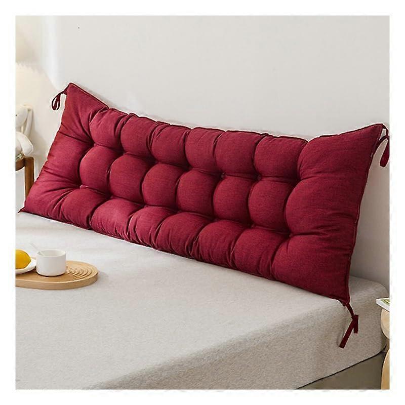 Reading Pillow with Back and Lumbar Support for Bed or Sofa, Decorative Long Cushion 150x50cm (Color 8)