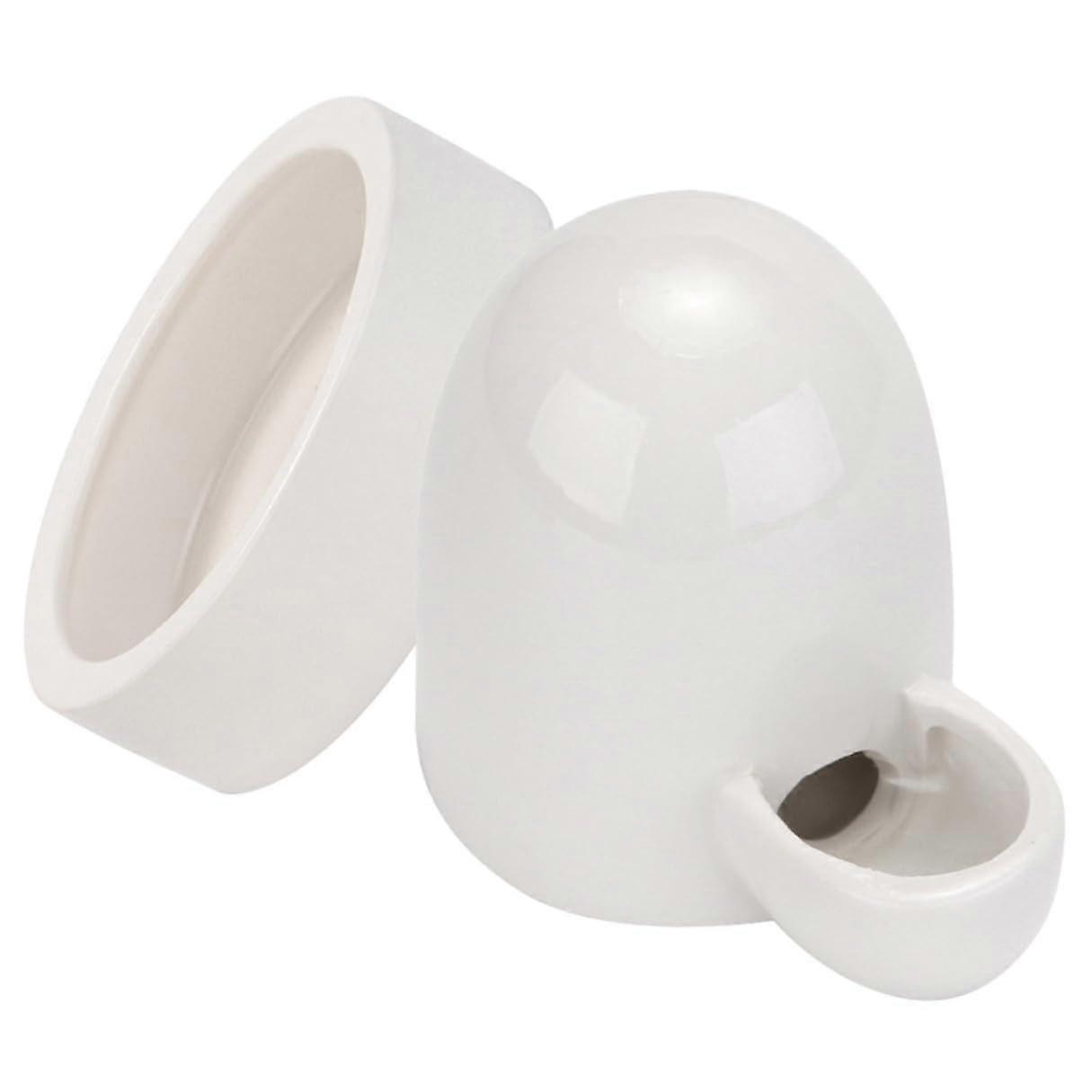 Chicken Feeder and Waterer Set Ceramic Bowl Easy Clean for Chickens Ducks Quail Hens