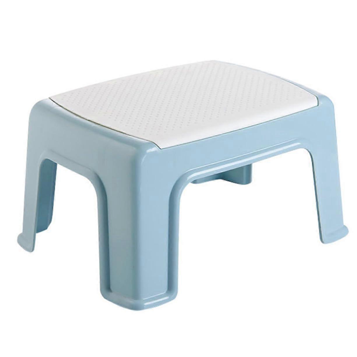 Plastic Stool Lightweight Portable Step Stool Small Size for Bathroom Shower Use Non-Slip Design Easy Storage