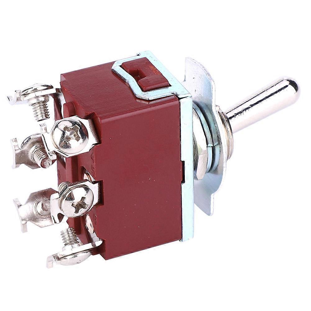 5 Pcs Toggle Switch 2 Position 6 Pin ON-ON Bipolar Waterproof Toggle Switch