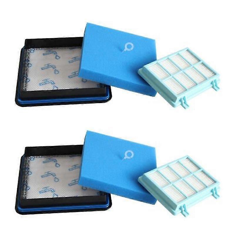 Packung mit 2 Filter-Set für Fc9331 Fc9332 Fc8010 Staubsauger