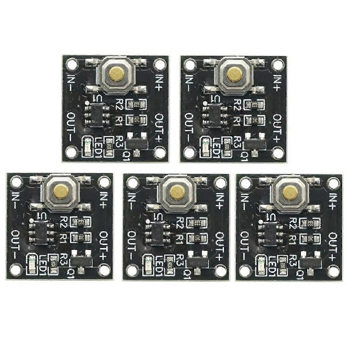 5pcs Single Bond Button Bistable Switch Module 2.2-5V 0.5uA Continuous Load 2A Low Power Micro One K