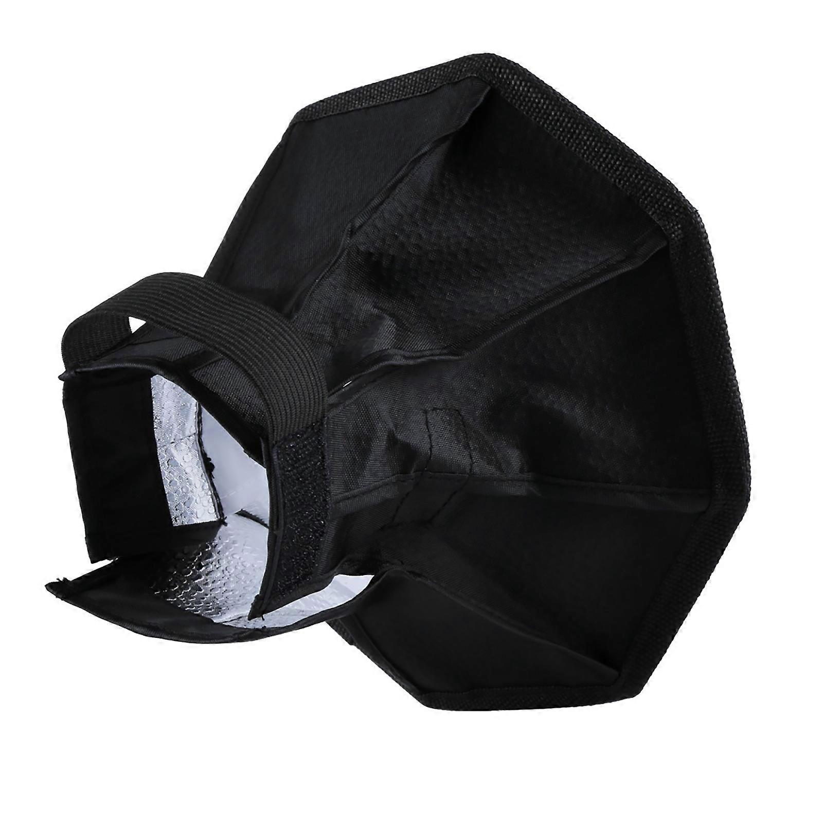 Octagonal Flashes Softbox Speedlight Diffuser 20cm 30cm Diameter for DSLR Cameras Creates Soft and Flattering Light Effects  20cm