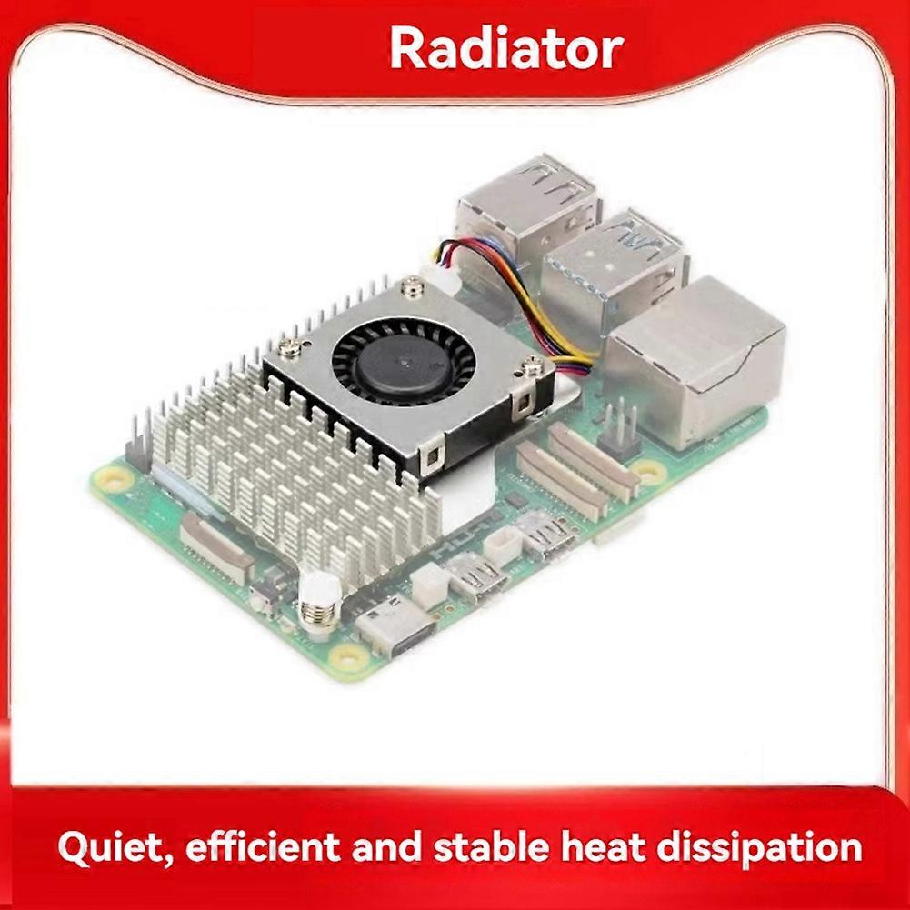 2 Sets for Raspberry Pi 5 Active Cooler with Fan for Efficient Heat Dissipation
