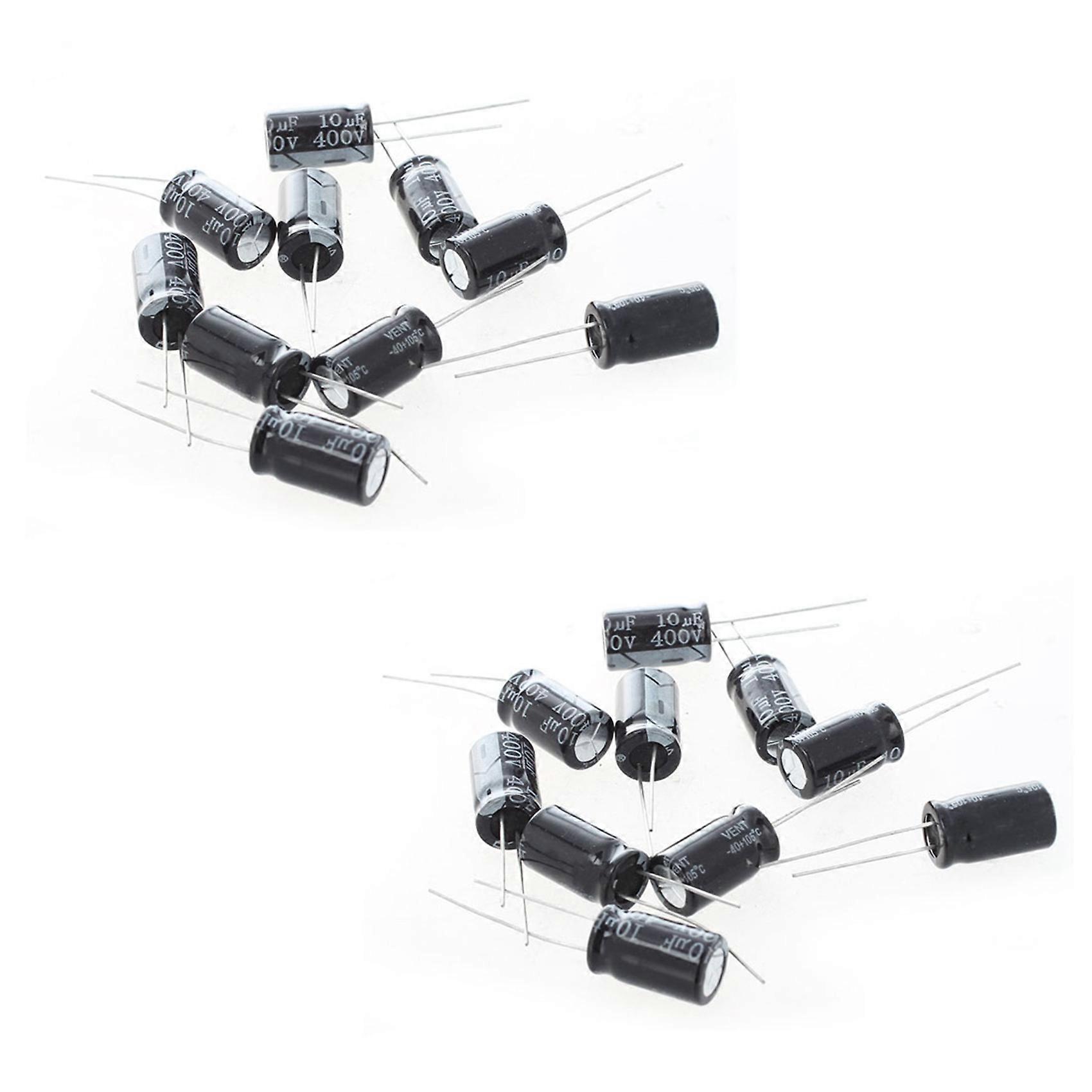 20 x 400V 10uF low Impedance Electrolytic Capacitor