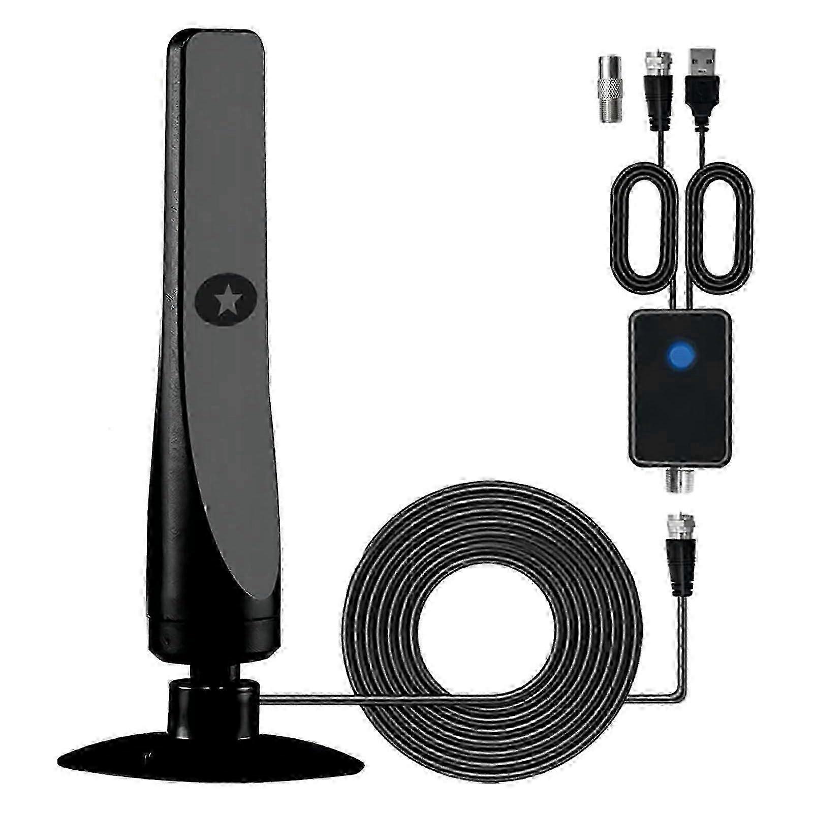 Antena digital interna Festberg Hitenna para Smart TVs, compatível com 4K, 8K e 1080p.