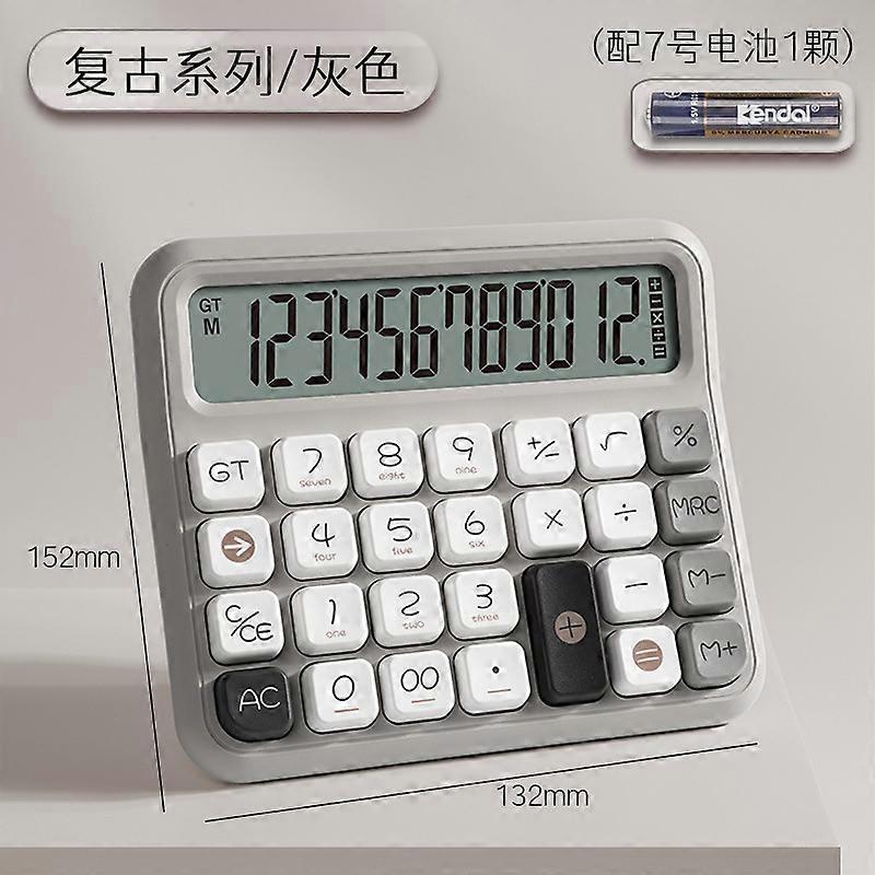 Square Key Finance Calculators Student Portable Calculator With Lcd Display 12 Digits Battery Operated Calculators For School