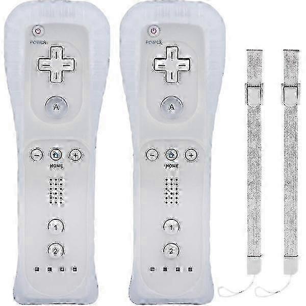 2 WII Controllers - Game Remote with Case - w