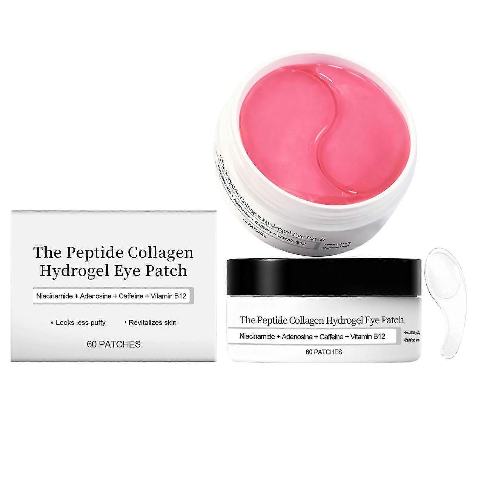 Firming Peptide Collagen Eye Pads - Hydrogel Under Eye Patches To Reduce Dark Circles Puffiness