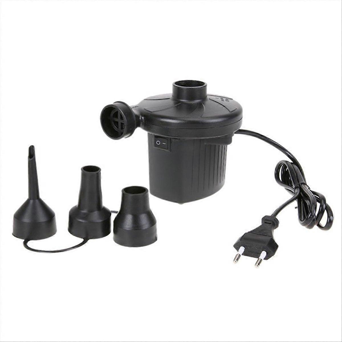 for Inflatables Quick-Fill Air Pump with 3 Nozzle EU Plug