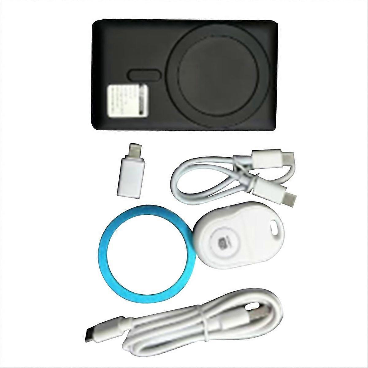 Wireless Magnetic Selfie Monitor for Rear Camera Viewing Black