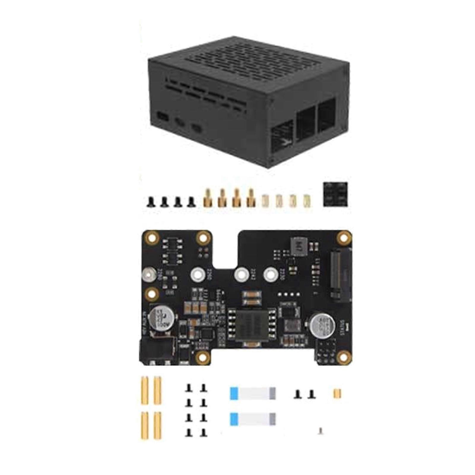 X1012 PCIe to M.2 NVMe SSD PCIe Peripherals Bottom Board PCIe Extension Board for RPi 5 2230/2242/2260/2280 SSD Multicolor