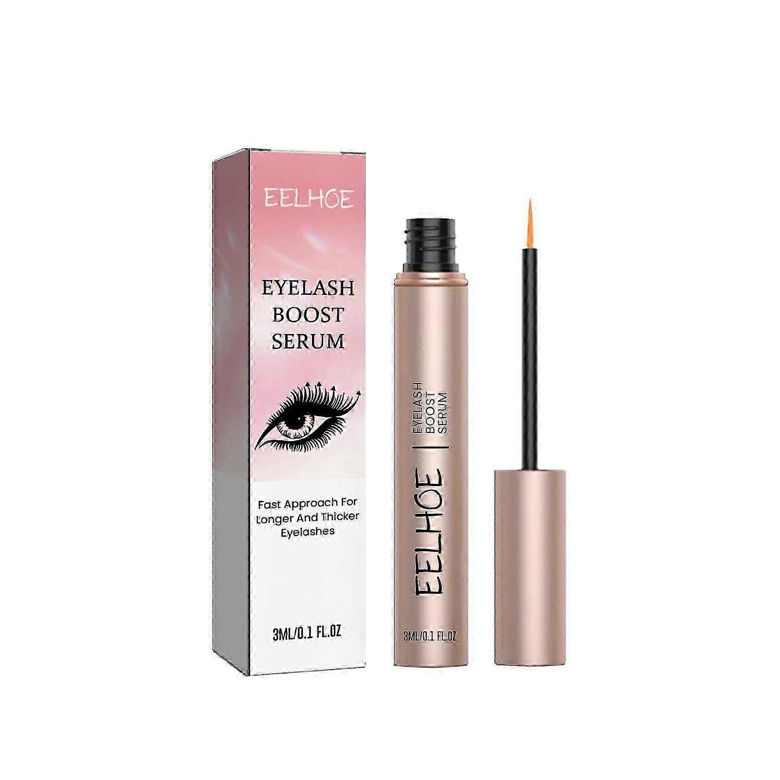 Eyelash Boost Serum - Natural Growth for Thicker, Curled Lashes with Glycerin & Ginseng Extract