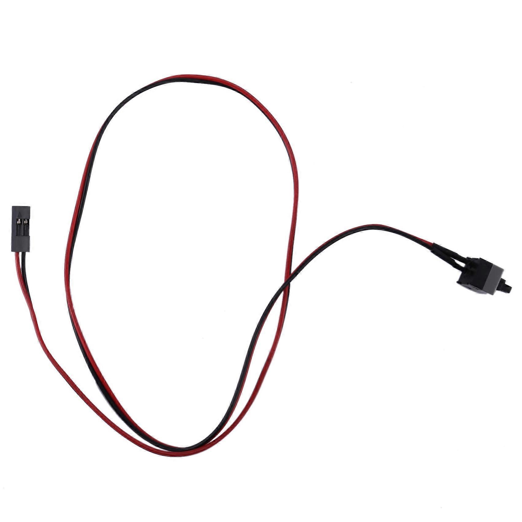 2 Pack 2 Pin SW PC Power Cable on/off Push Button ATX Computer Switch ...