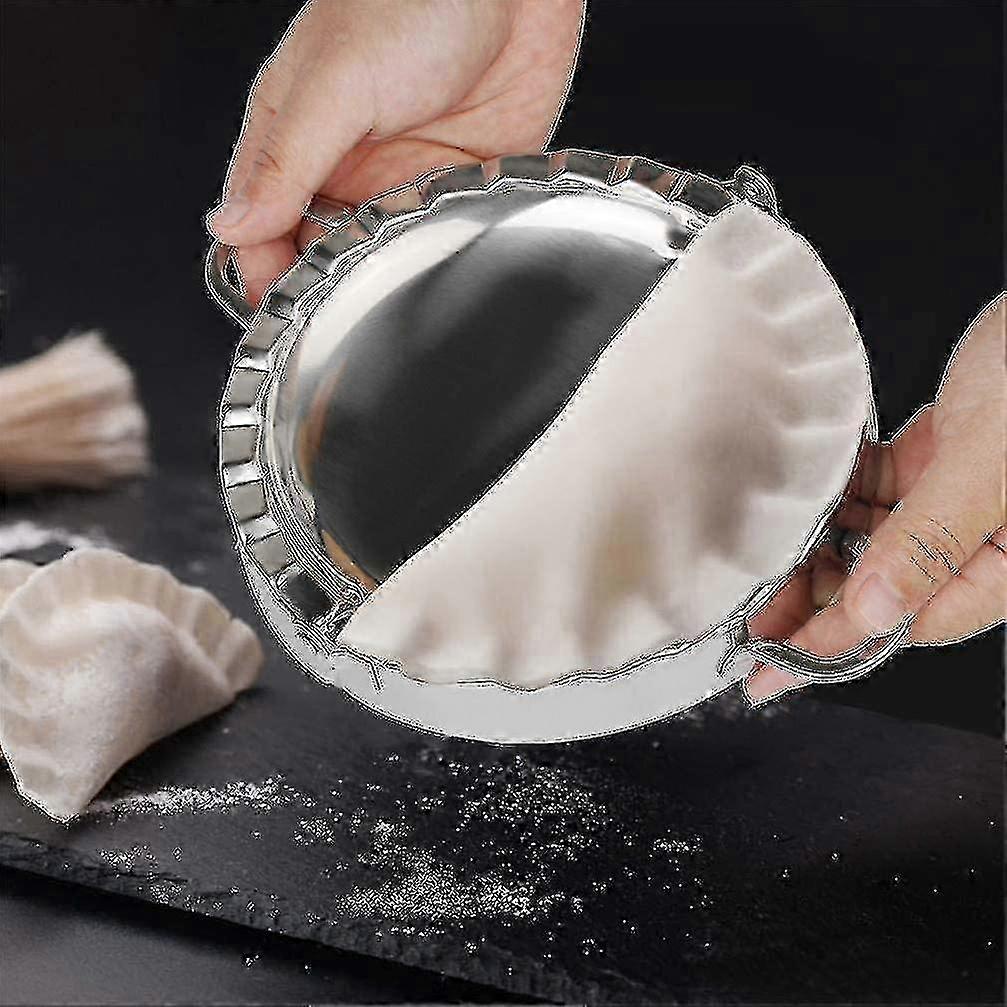 Máquina de empanadas de 15 cm (6 polegadas) compatível com empanadas grandes, com prensa de aço inoxidável.