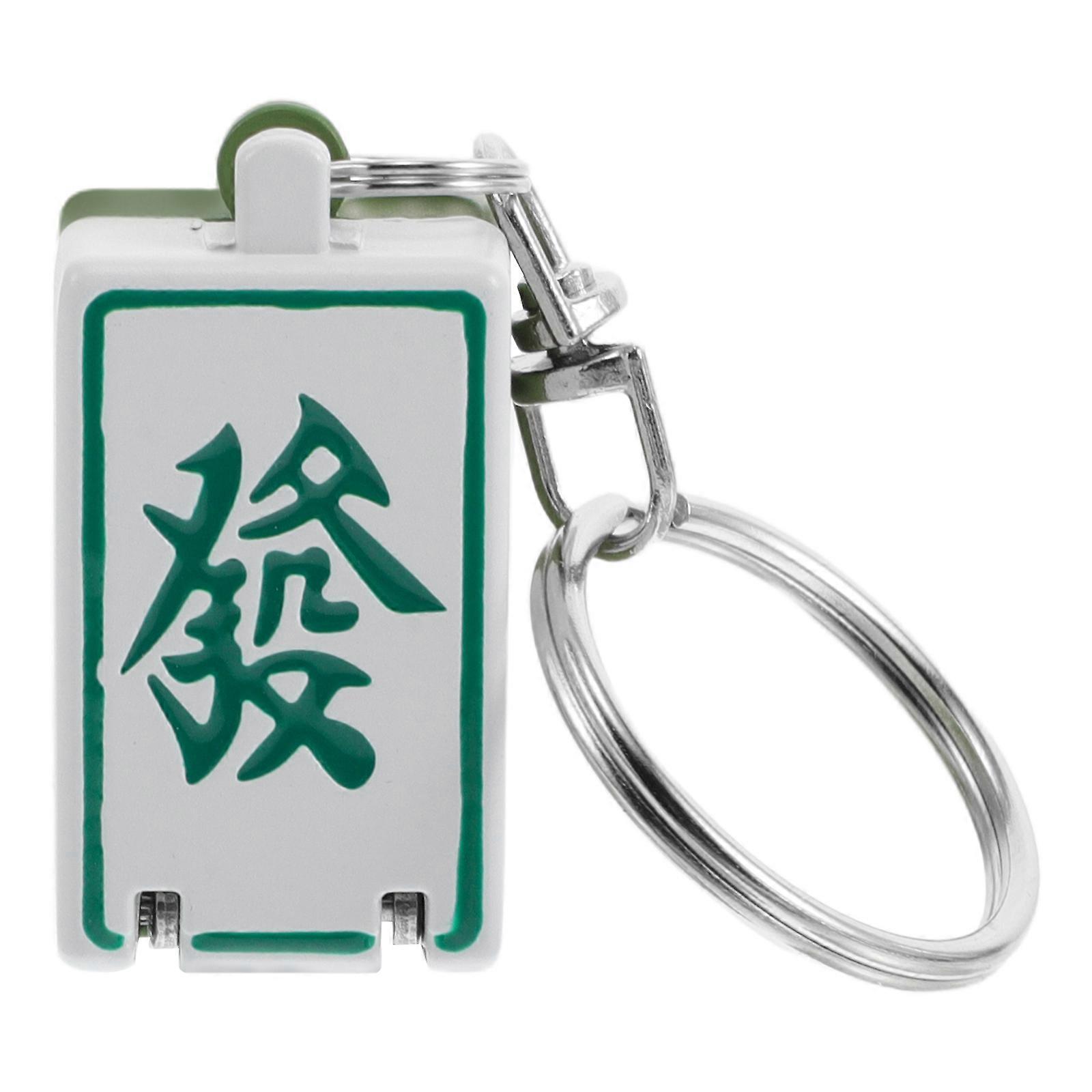 Mini Mahjong Fingernail Nail Clippers with Keychain Compact