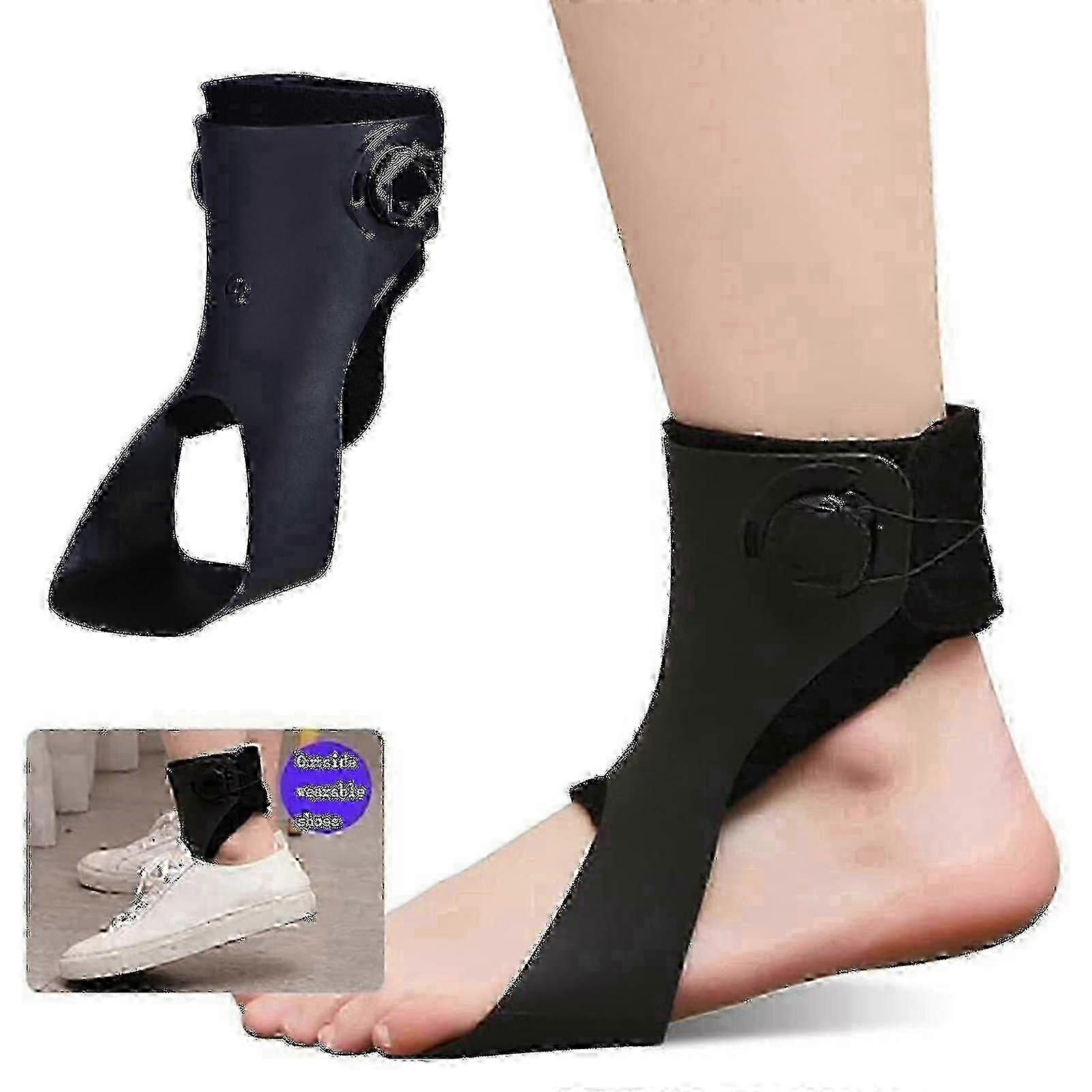 Foot Drop Orthosis Adjustable Afo Ankle Orthosis Splint Improved Walking Gait-in Stock