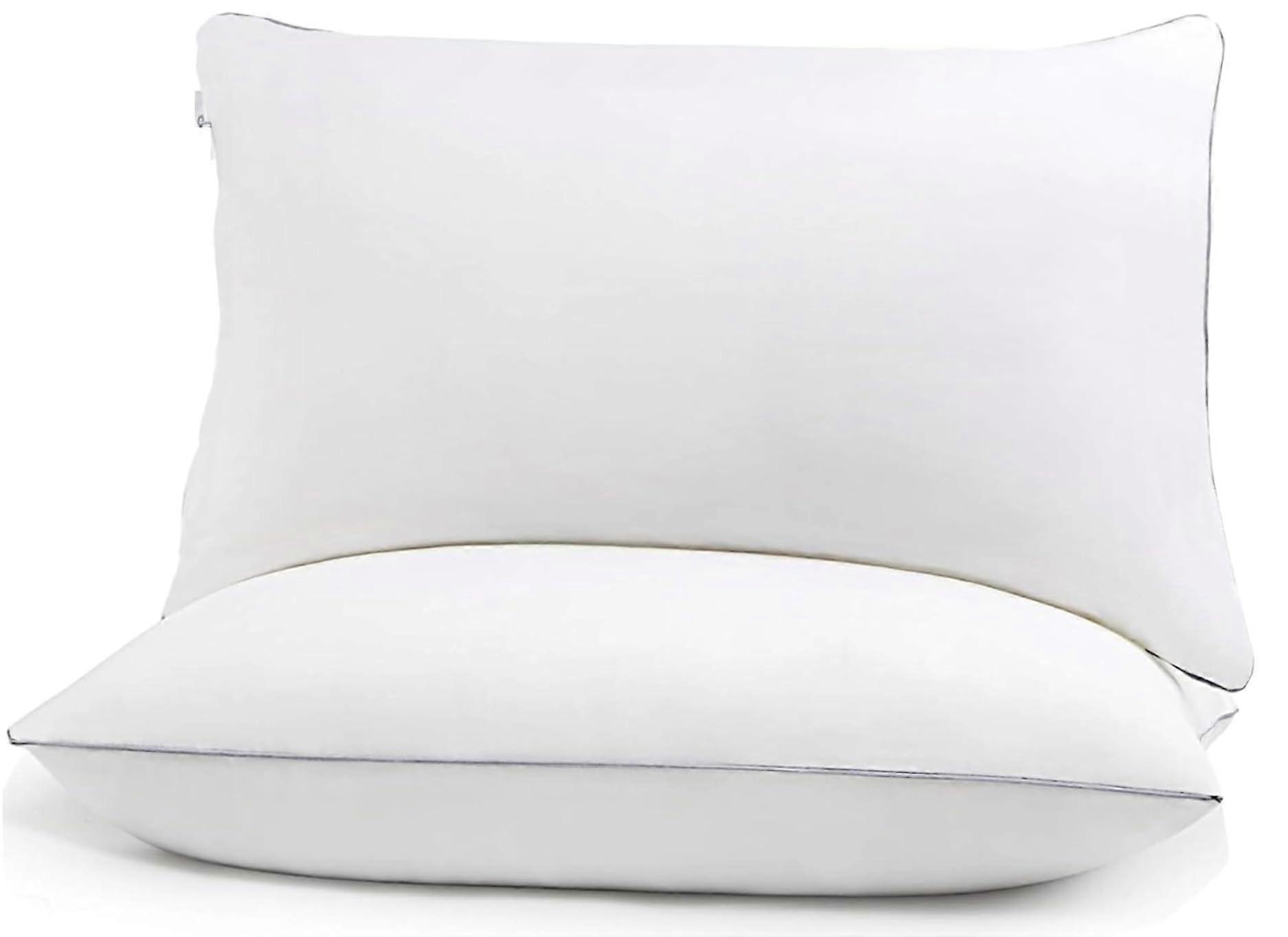 King Size Bed Pillows Set of 2 Plush Down Alternative Luxury Hotel Quality for Side and Back Sleepers