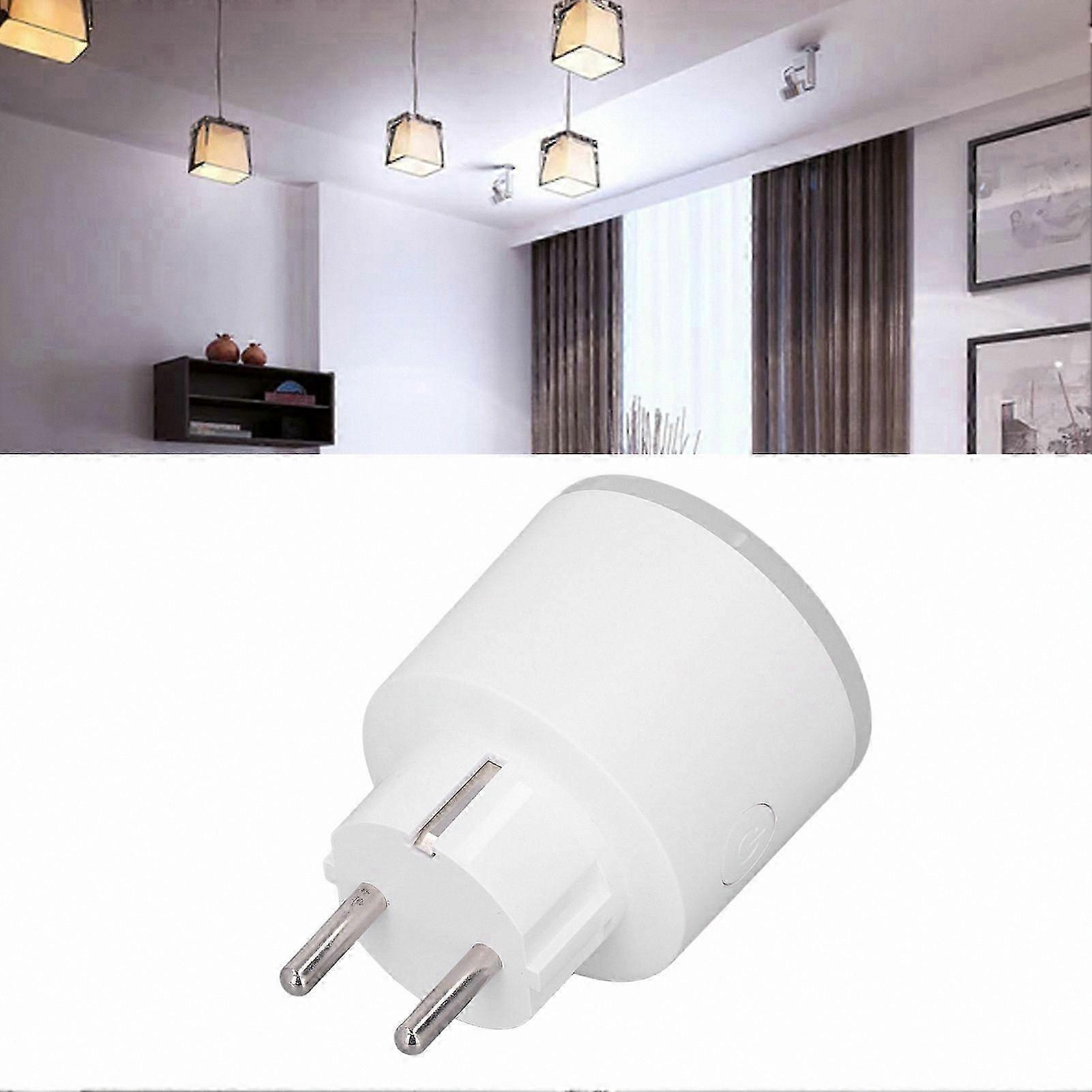 Smart Outlet with RGB Dimming and Timer Function, Remote Control via Mobile Phone, 100-240V WIFI Enabled Home Automation Device