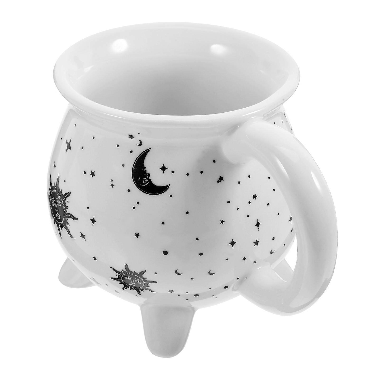Halloween Ceramic Coffee Mug Witch Cauldron Cup for Drinking Use