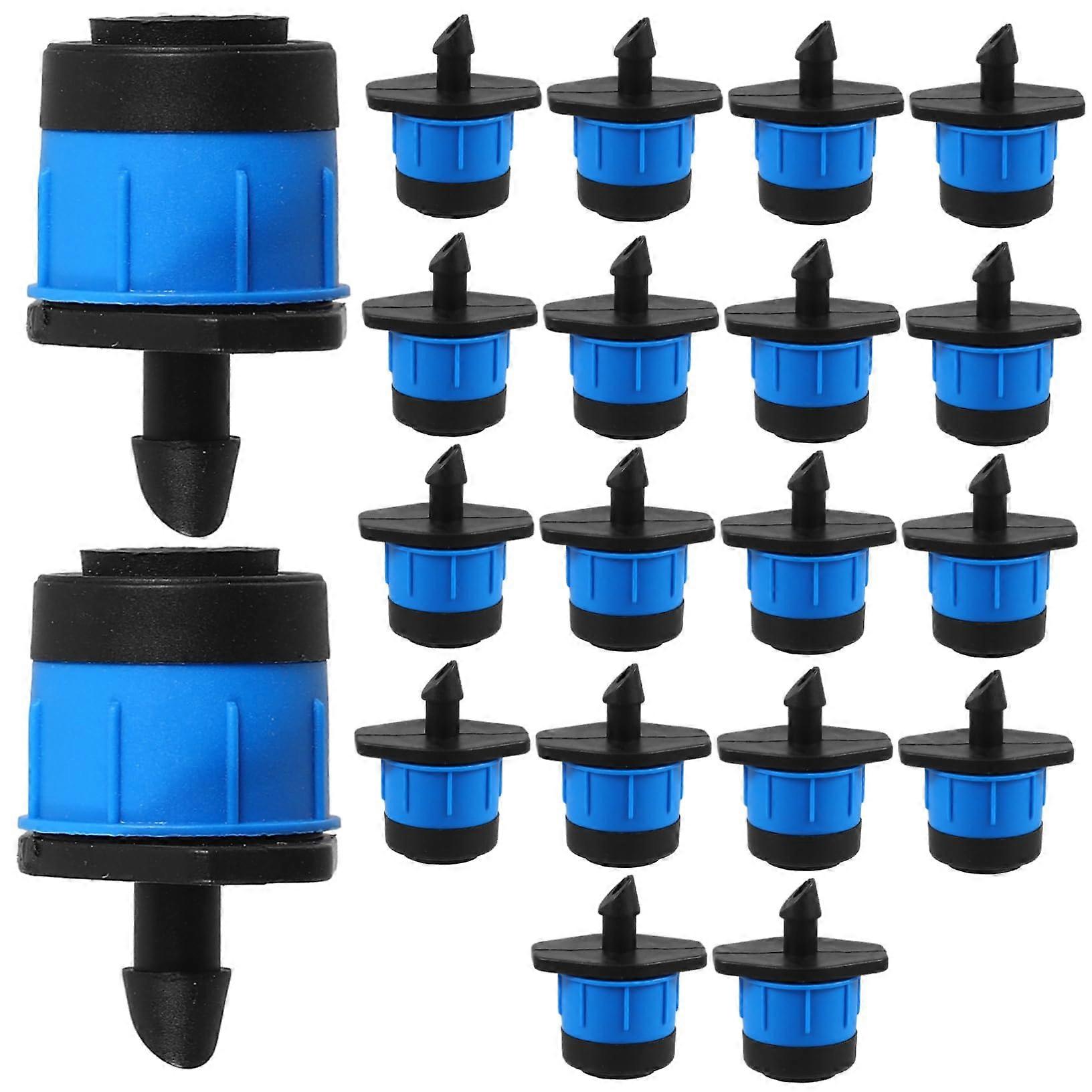 20 Pack Adjustable Drip Irrigation System with Drippers for Garden and Flower Pot Watering
