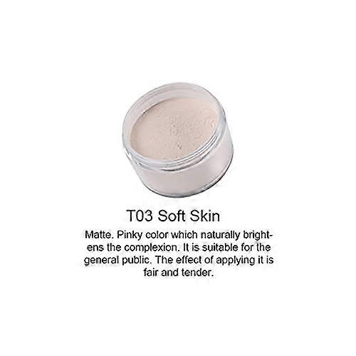 Translucent Setting Powder for Medium Skin, LongLasting Matte Face Powder 30g Nature Shade