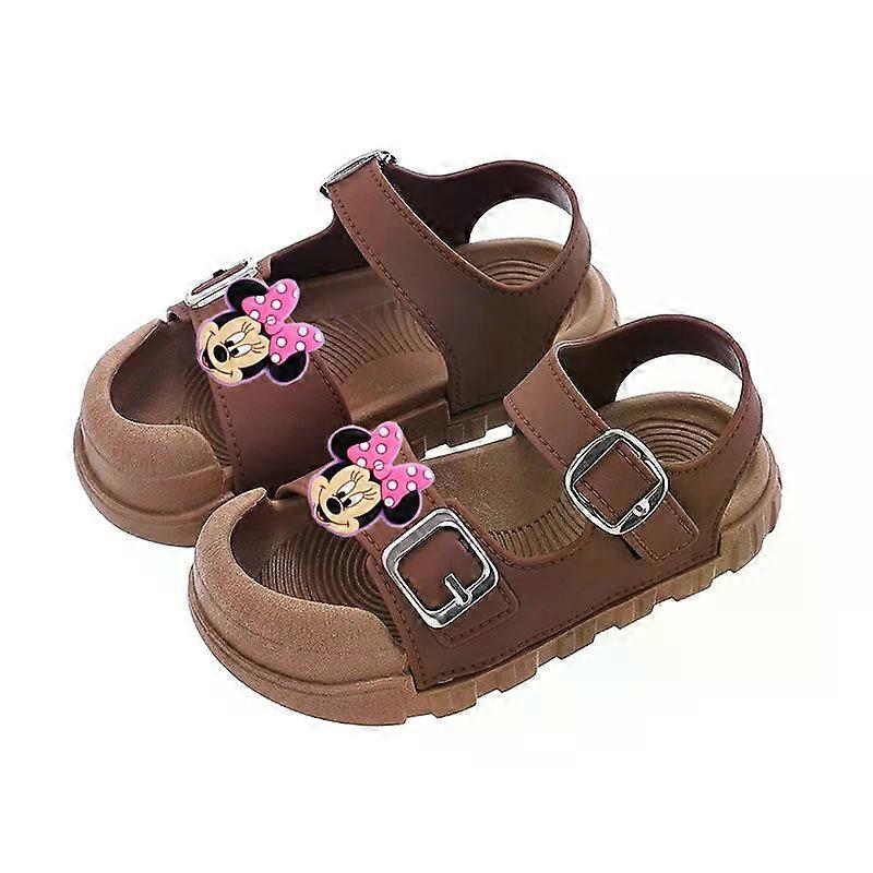 Disney Wear Velcro Casual Shoes Boys and Girls Mickey Mouse Kids Sandals Fashion Soft Bottom Baby Beach Shoes