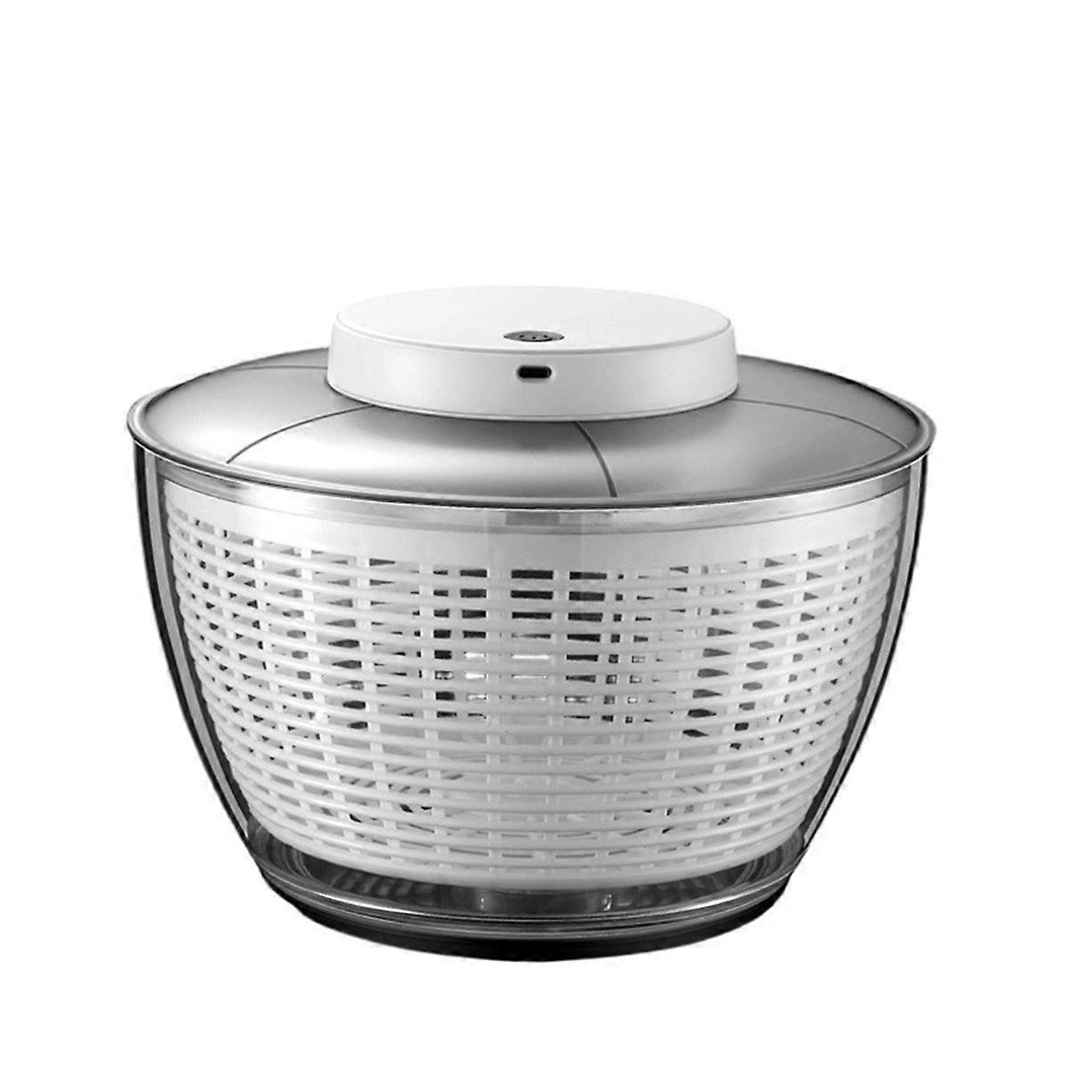 Salad Spinner Electric/Manual Vegetable Dehydrator Multifunction Food Fruit Dryer Quick Drying Drain
