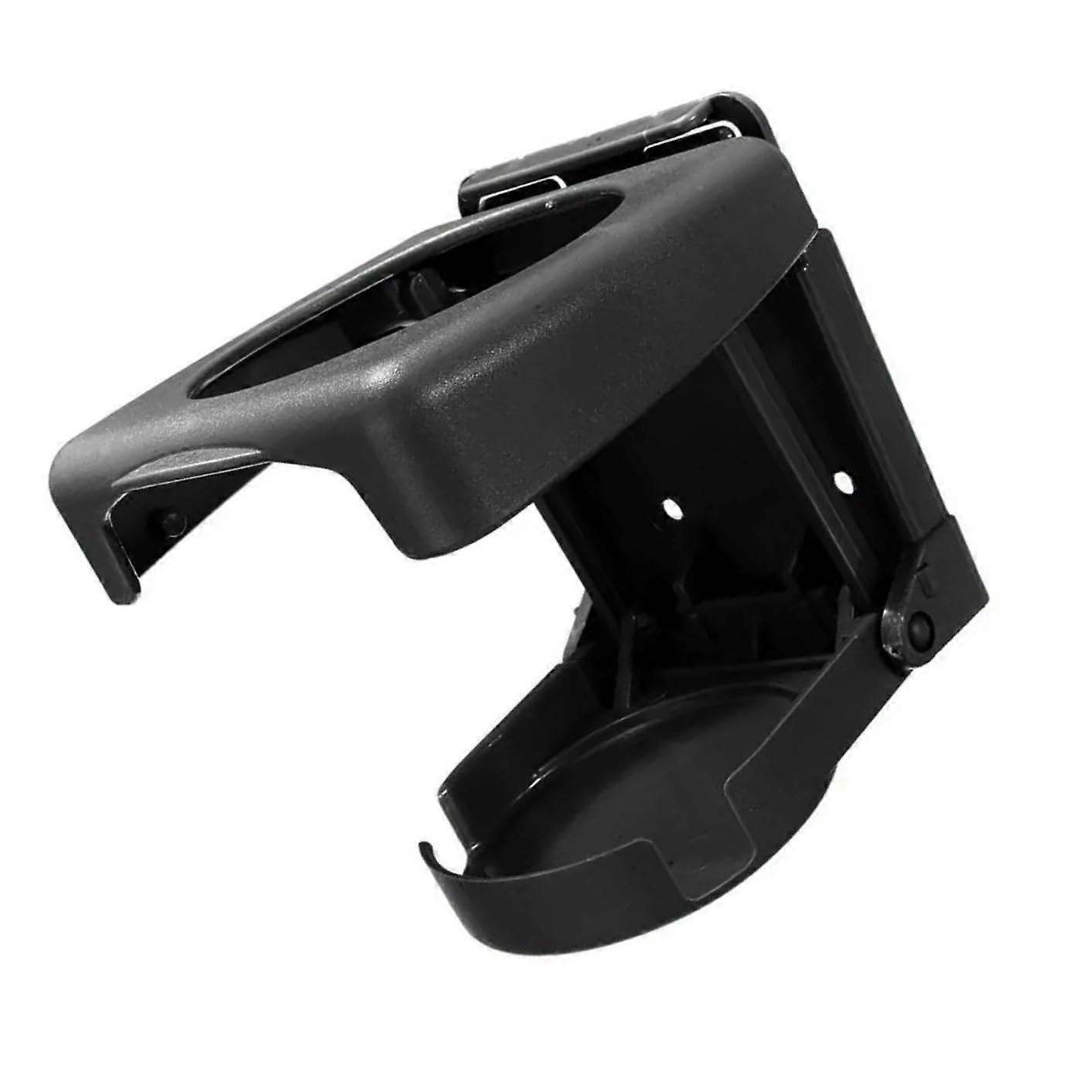Multifunction Foldable Car Cup Holder with Noise Reduction for Universal Vent and Bottle Storage Black