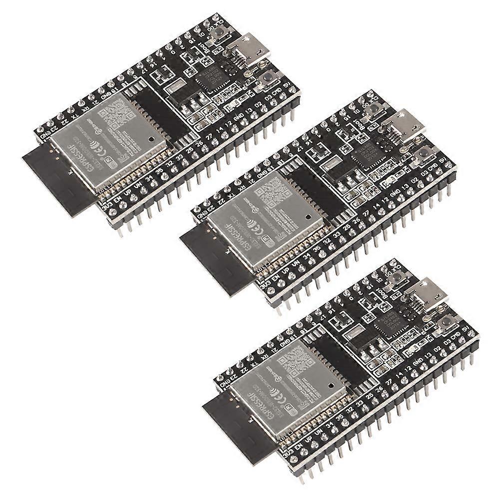 3 Pack ESP32 Development Board ESP32WROOM32D DevKitC Compatible with Arduino WiFi Bluetooth