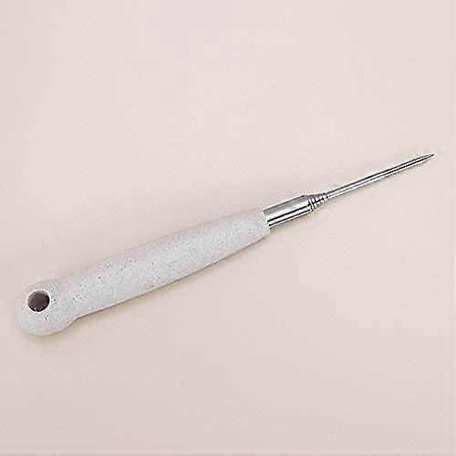 Telescopic Barbecue Fork with Wooden Handle for Marshmallow Roasting and BBQ, Includes Storage Bag