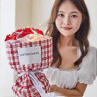 Zimmerdeko Blumen Puppenstrauß Puppenstrauß Mädchen Geburtstagsgeschenk Valentinstag