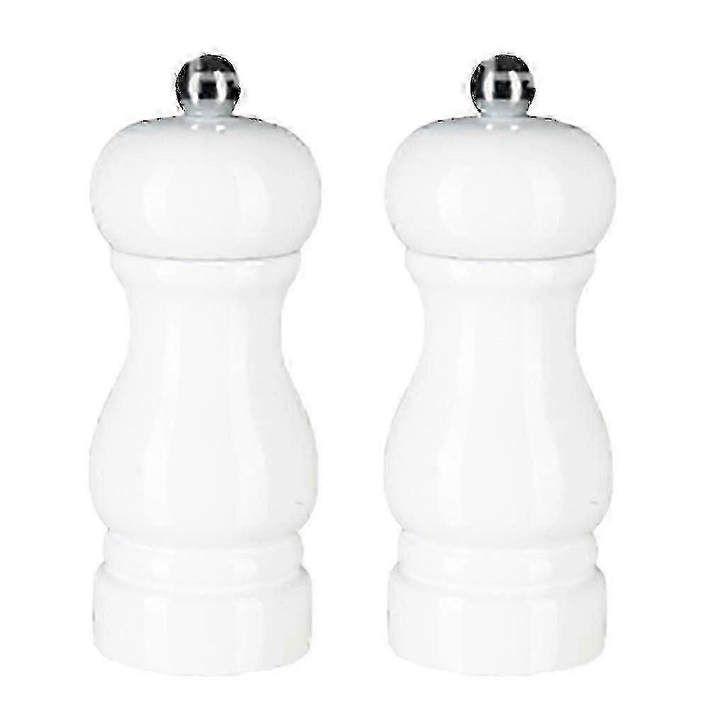 Salt And Pepper Grinder Set, Adjustable Manual Mills, Refillable Spice Grinders