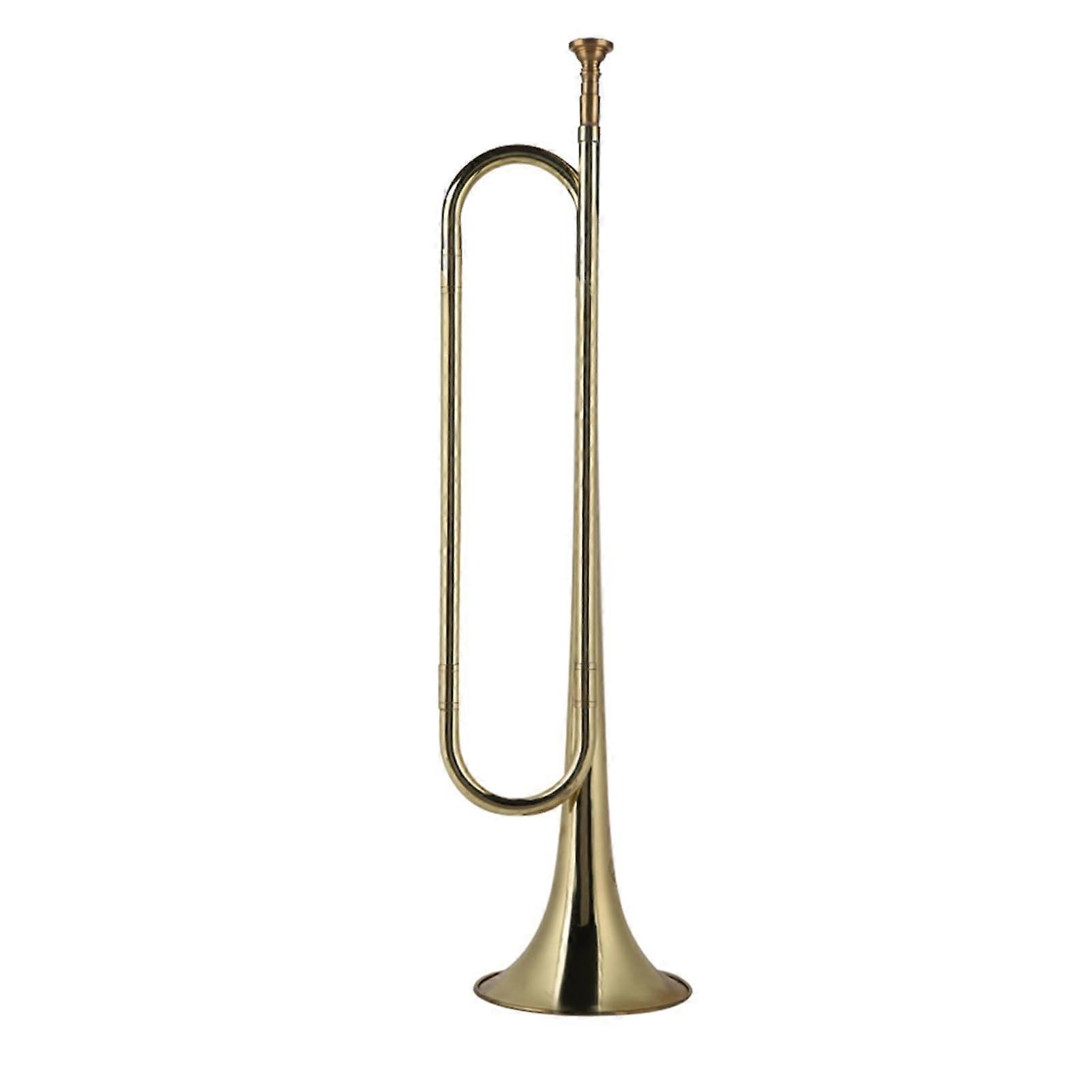 Brass Trumpet BeginnerFriendly Durable Brass Construction for School Band Students