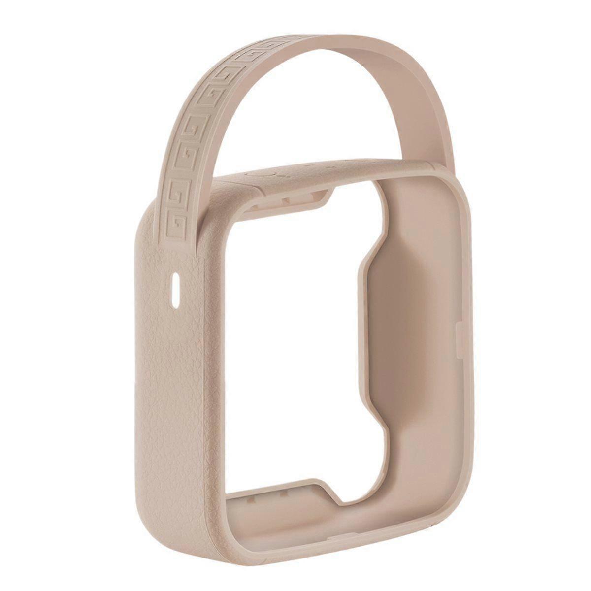 For Speaker Silicone Case Shock Absorbing Speaker Case Anti Scratch Bluetooth Speaker Case Beige