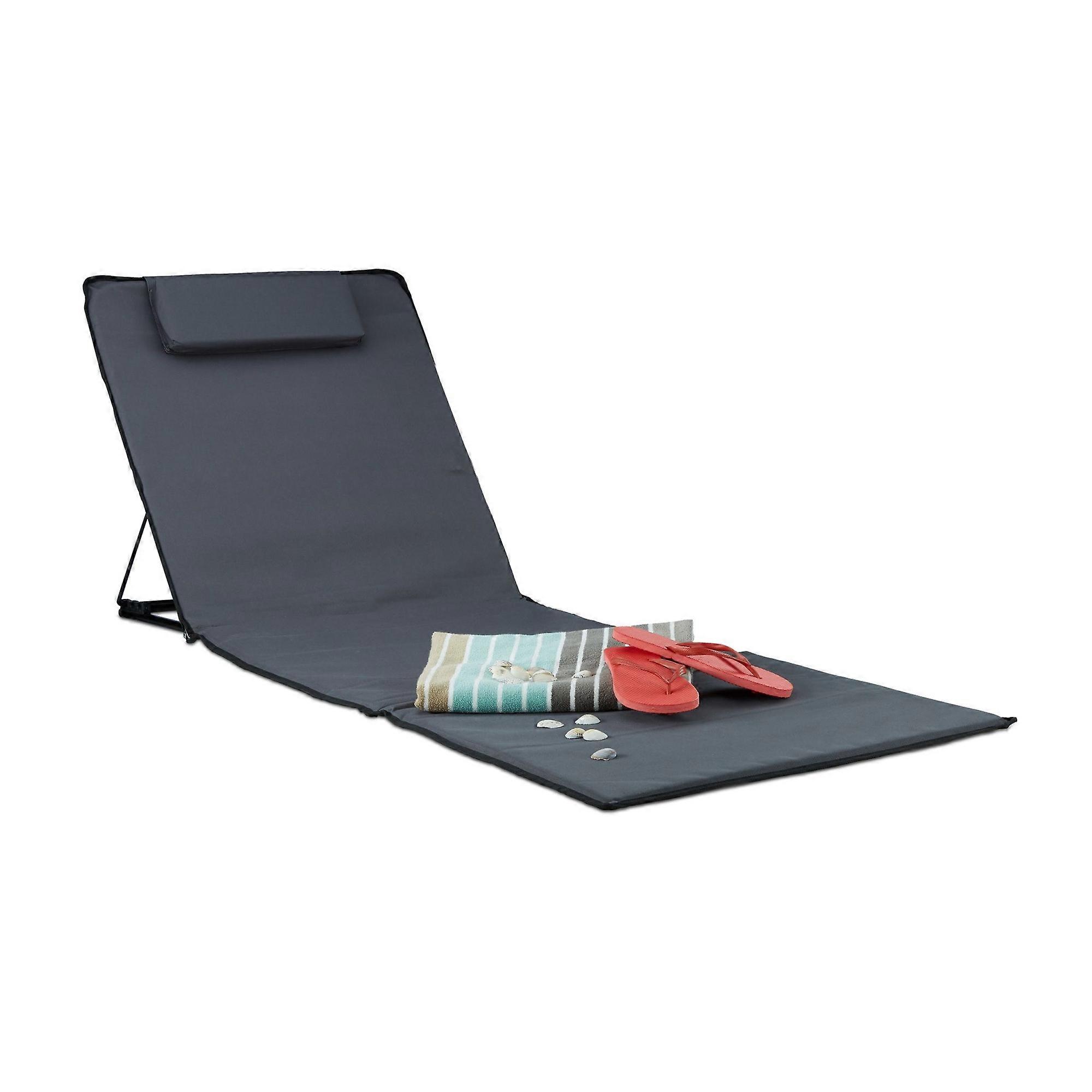 XXL beach mat with cushion