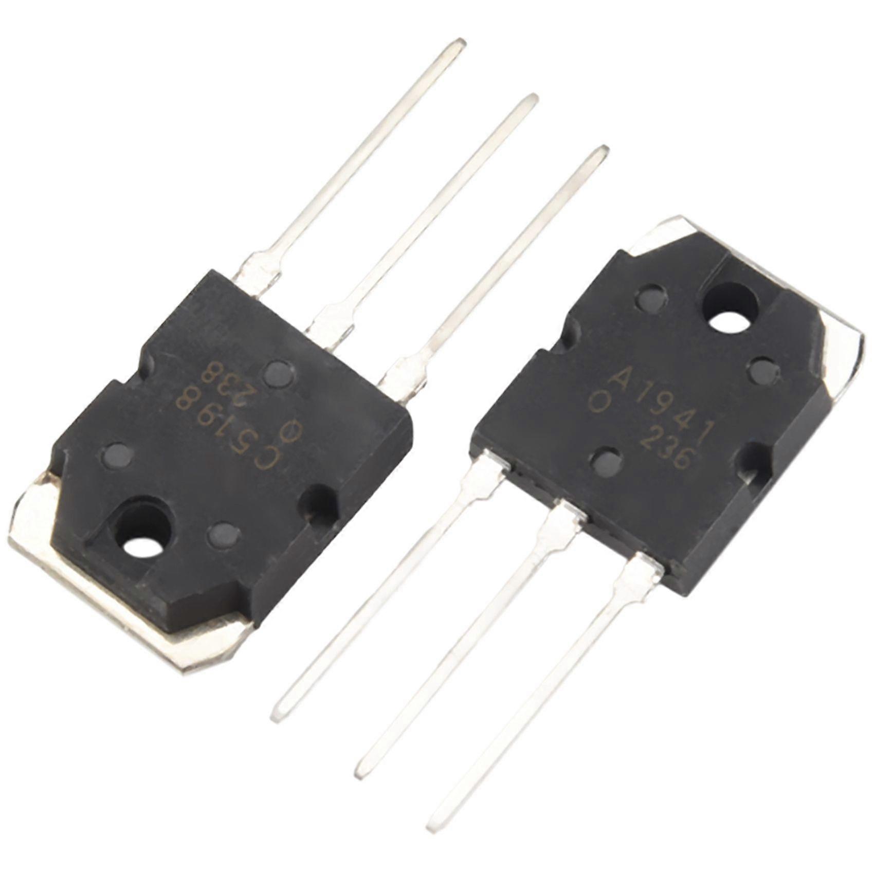 Pair A1941 + C5198 10A 200V Power Amplifier Silicon Transistor
