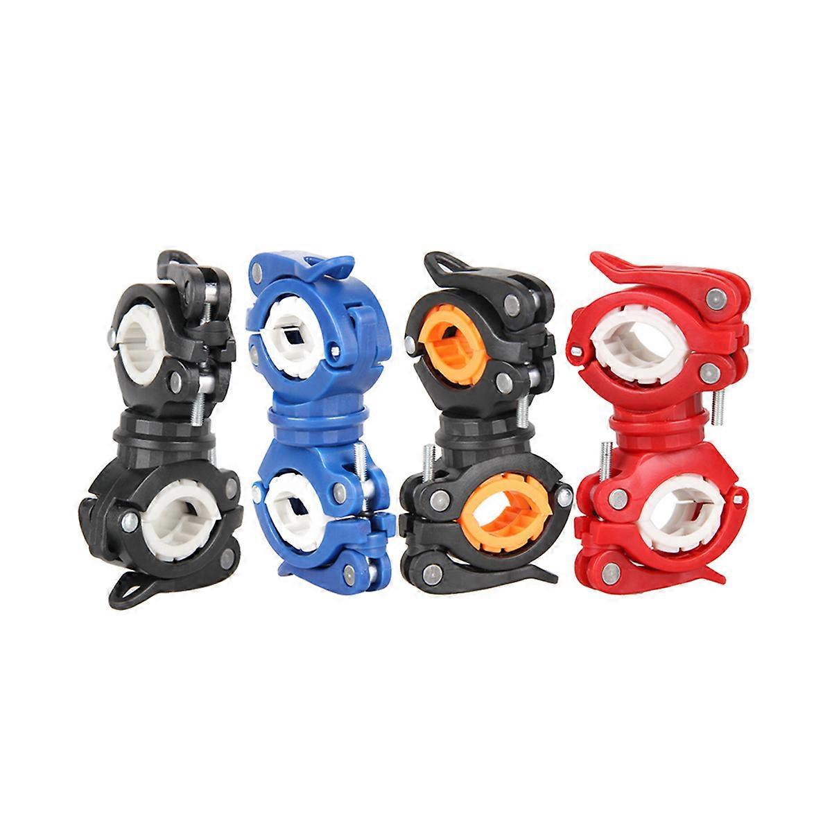 Flashlight Handlebar Mount Bike Torch Bracket Clamp for Holding Black