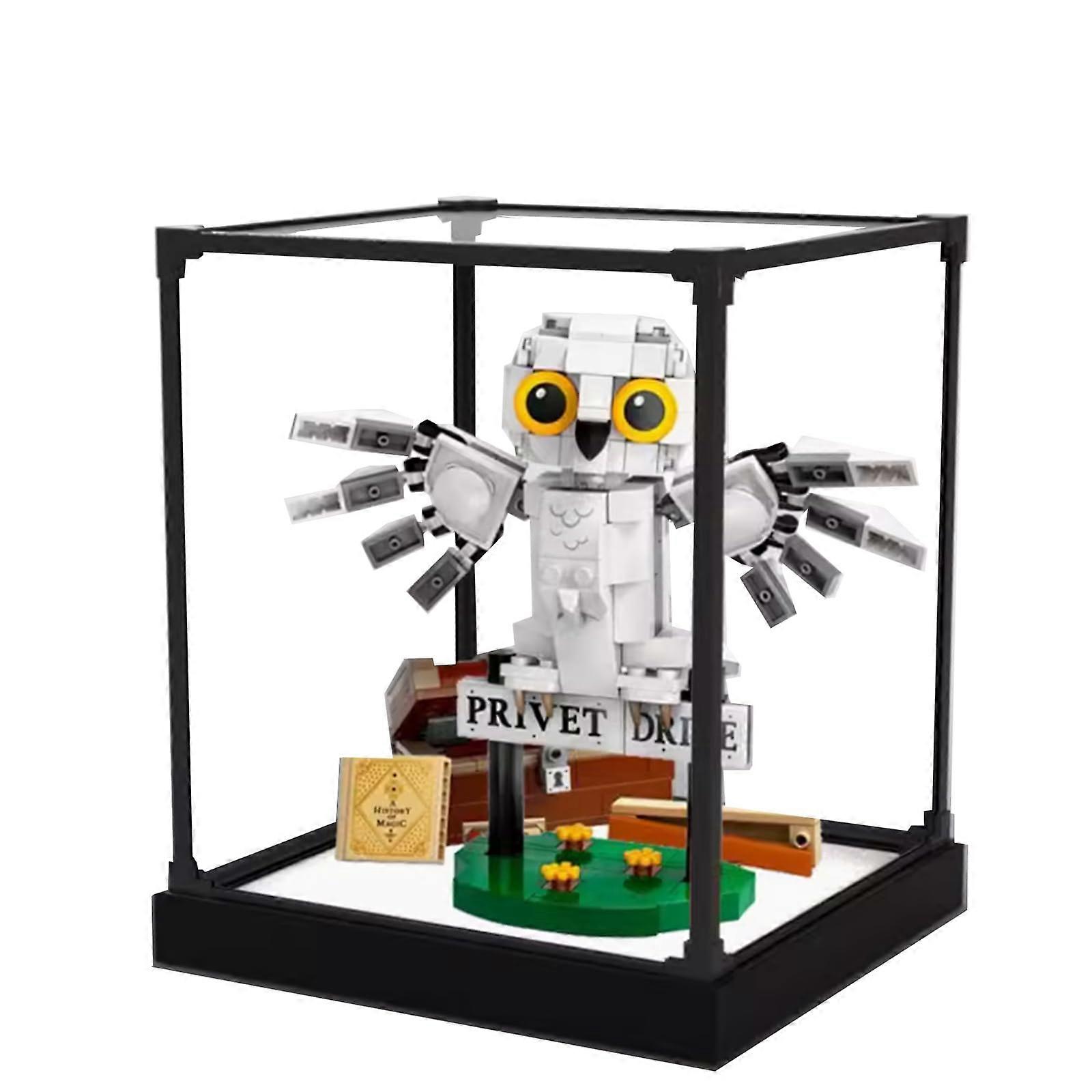 Display Case for  76425 with Black Base, DustProof Acrylic Showcase, 360° Clear Viewing